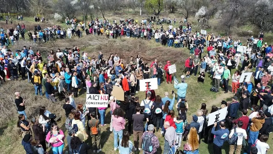 Protest pentru salvarea Parcului IOR